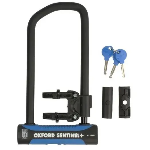 Antifurt Bicicleta Oxford Sentinel Pro U-Lock 320mm x 177mm Otel Negru LK325