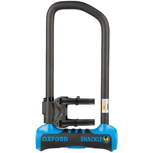 Antifurt Bicicleta Oxford Shackle14 Pro U-Lock 320mm x 177mm Otel Negru Albastru LK322