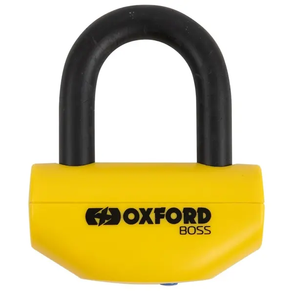 Antifurt Blocator Disc Frana Moto Oxford Boss 12.7mm Disc Lock Metal Galben OF39
