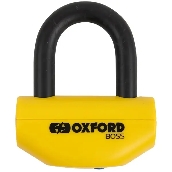 Antifurt Blocator Disc Frana Moto Oxford Boss Disc lock -16mm Shackle Metal Galben OF46