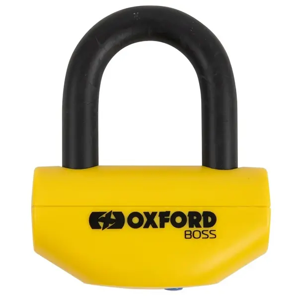 Antifurt Blocator Disc Frana Moto Oxford Boss Disc Lock 16mm Shackle Galben OF46B