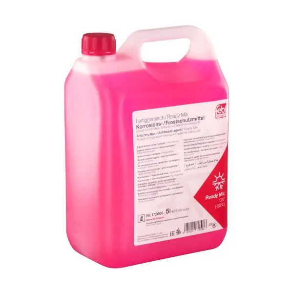 Antigel gata diluat G12, roz, FEBI BILSTEIN 5L