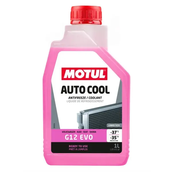 Antigel gata diluat, roz Auto Cool EVO G12 -37°C MOTUL 1L