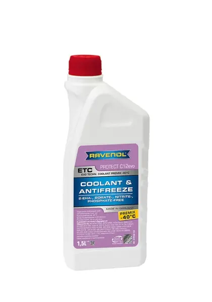 Antigel gata diluat roz RAVENOL ETC Protect C12Evo 1.5L