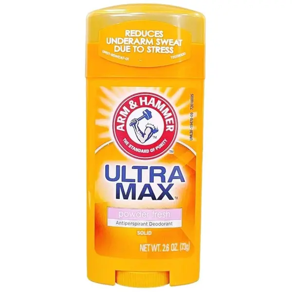 Antiperspirant, Arm & Hammer, UltraMax, Powder Fresh, cu Bicarbonat de Sodiu, 73 gr