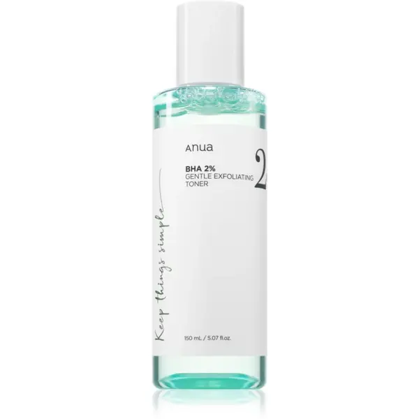 Anua BHA 2% Gentle Exfoliating Toner tonic exfoliant delicat pentru ten acneic 150 ml