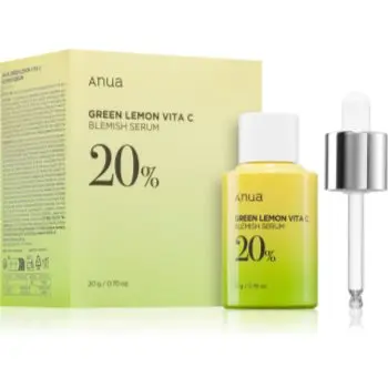 Anua Green Lemon Vita C Blemish Serum ser stralucire cu vitamina C impotriva petelor