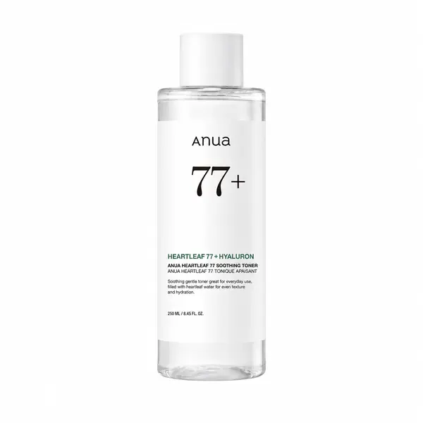 Anua – Heartleaf 77 + Hyaluron Soothing Toner, 250ml