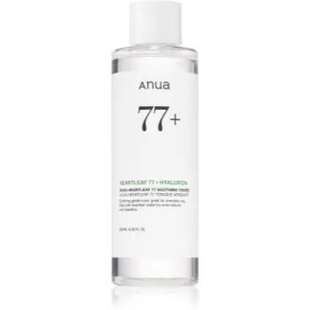 Anua Heartleaf 77% Soothing Toner tonic de curatare si calmant reface bariera protectoare a pielii