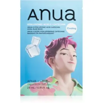 Anua K-Pop Demon Hunters Hyaluronic Acid 8 + Catechin mască textilă hidratantă cu efect racoritor