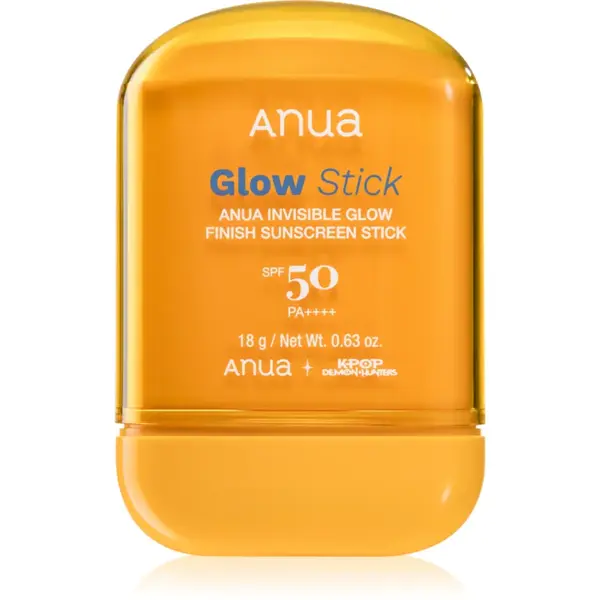 Anua K-Pop Demon Hunters Invisible Glow Finish Sunscreen stick hidratant protector cu efect iluminator SPF 50 18 g