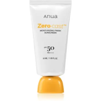Anua Zero-Cast Moisturizing Finish Sunscreen loțiune protectoare hidratantă SPF 50