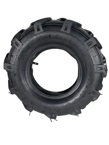 Anvelopa Agricola 400-12 cu Camera B7407 pentru Motocultor, Roti Utilaje Gradina, Rezistenta Mare si Aderenta Ridicata