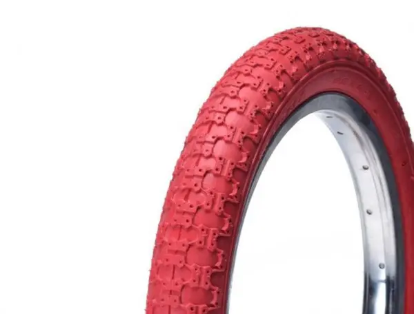 Anvelopa bicicleta 16 X 2.125 M100 Awina, culoare rosu