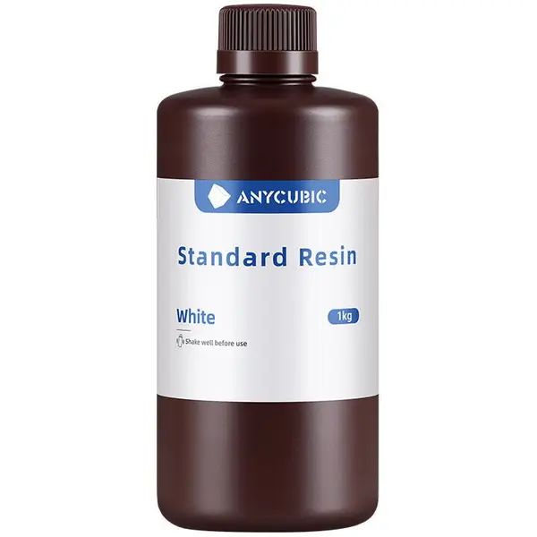 ANYCUBIC Rasina imprimanta 3D ANYCUBIC AnyCubic Standard Resin (White), 1 kg, Alb, 365-405 nm