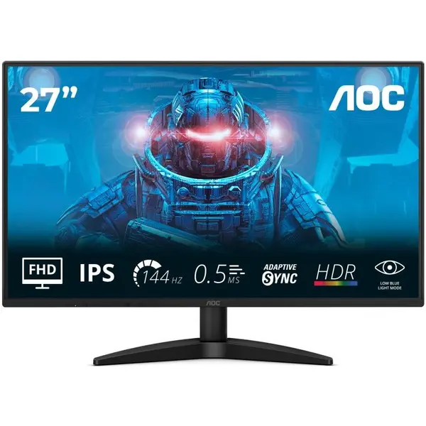 AOC Monitor AOC 27B36X, 27 1920 x 1080 Full HD, IPS LED, 144 Hz, 4 ms, Negru