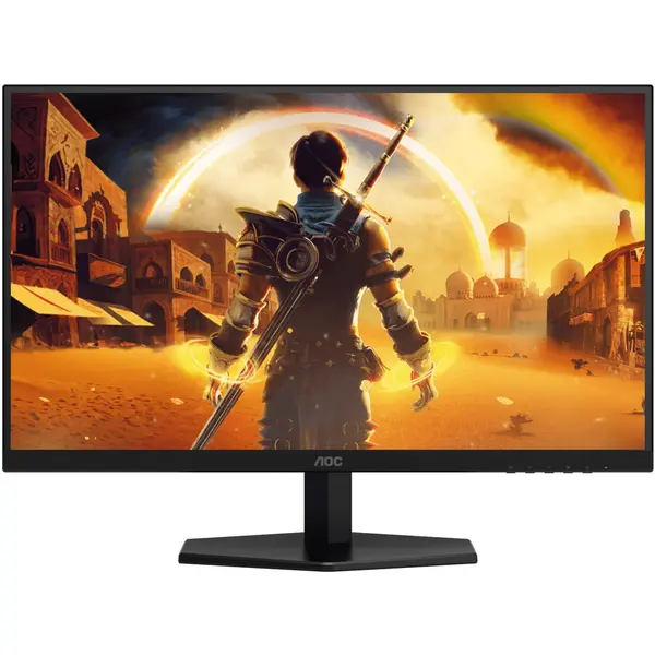 AOC Monitor AOC 27G42E 27 Fast IPS Gaming, Full HD (1920x1080), 180 Hz, 1 ms GtG, 0.5ms MPRT, Adaptive Sync, HDR10, HDMI 2.0, DisplayPort 1.4, Negru