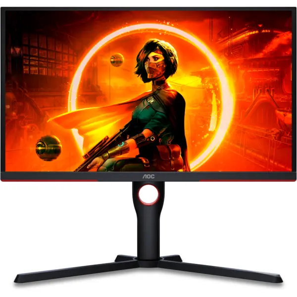 AOC Monitor Gaming AOC 25G3ZM 24.5 Full HD, WLED, VA, 240Hz, 1MS, HDMI, DisplayPort, USB hub, Pivot