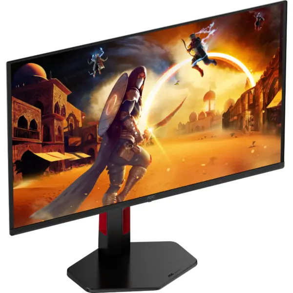 AOC Monitor Gaming AOC Q27G4ZDR, 27,QD-OLED, QHD, 0.03ms, 240 Hz, HDMI, DisplayPort, Headphone Out, Negru-Rosu