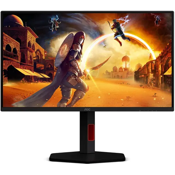 AOC Monitor Gaming Fast IPS LED AOC 24.5 25G4KUR, Full HD (1920 x 1080), HDMI, DisplayPort, Pivot, 420 Hz, 1 ms, Negru