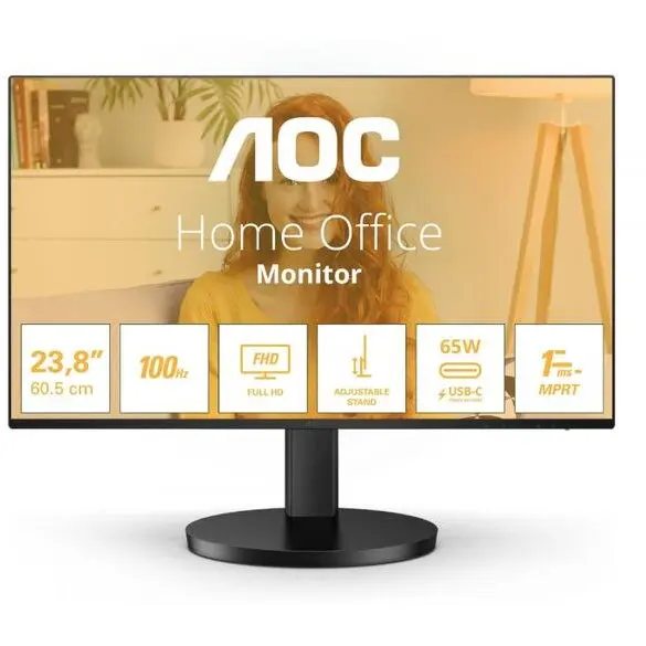 AOC Monitor IPS LED AOC 27 27B3CF2, Full HD (1920 x 1080), HDMI, Boxe, 100 Hz, 1 ms, Negru