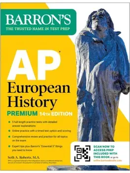 AP European History Premium, Fourteenth Edition: Prep Book with 5 Practice Tests + Comprehensive Review + Online Practice (2026), Paperback/Seth A. Roberts