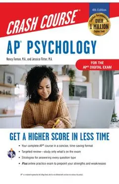AP Psychology Crash Course, Book + Online: Get a Higher Score in Less Time - Nancy Fenton