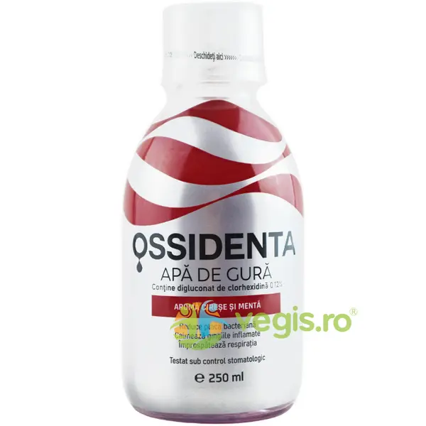 Apa de Gura cu Aroma de Cirese si Menta Ossidenta 250ml