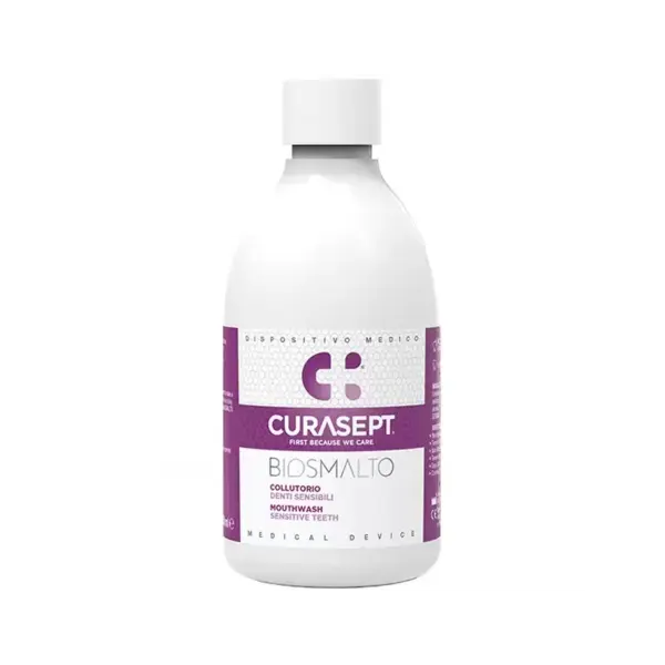 Apa de Gura, Curasept, Biosmalto Sensitive, pentru Dinti Sensibili si Remineralizarea Smaltului, cu Magneziu, 200ml
