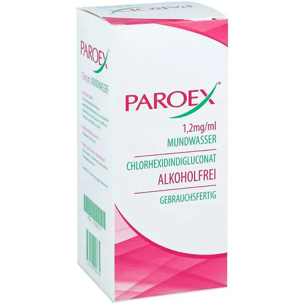 Apa de Gura, GUM, ParoEx, Impotriva Inflamatiei Gingiilor, cu Clorhexidina 1.2mg/ml, Fara Alcool, 300ml