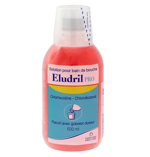 Apa de Gura, Pierre Fabre, Eludril, pentru Afectiuni Bucale si Calmarea Durerilor Gingivale, 500 ml
