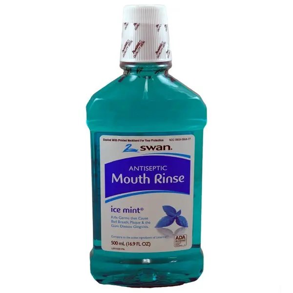 Apa de Gura, SWAN, Antimicrobian, Ice Mint, Multi-Protectie, 500ml