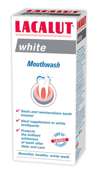 Apa de gura White Antiplaque, 300ml, Lacalut