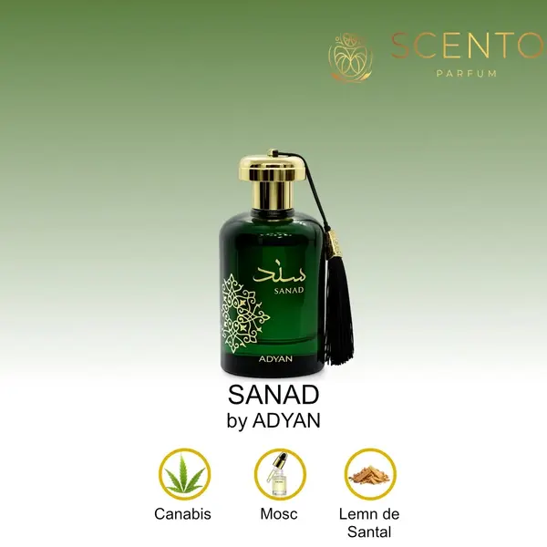 Apă de parfum Adyan, Sanad, unisex, 100ml - Original Dubai