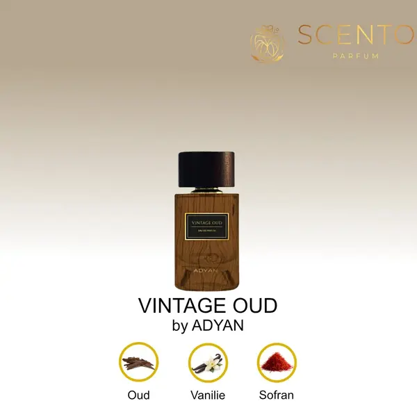 Apă de parfum Adyan, VINTAGE OUD, unisex, 100ml - Original Dubai