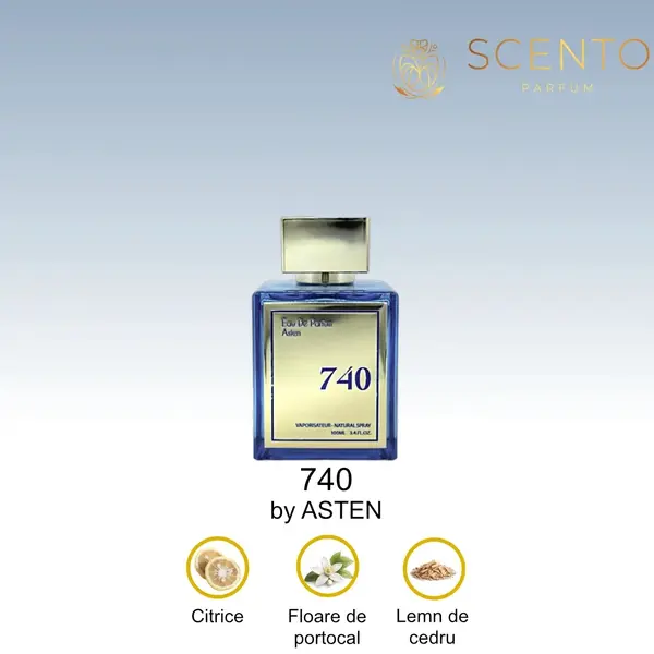 Apă de parfum Asten, 740, unisex, 100ml - Original Dubai
