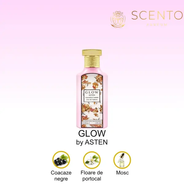 Apă de parfum Asten, Glow Glamorous Garden, femei, 100ml - Original Dubai