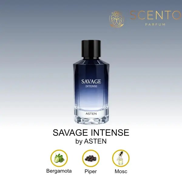 Apă de parfum Asten, Savage Intense, barbati, 100ml - Original Dubai