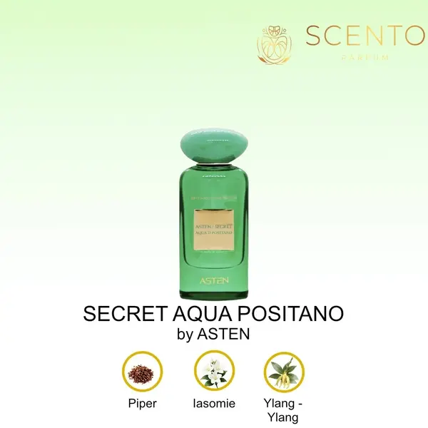 Apă de parfum Asten, Secret Aqua Positano, unisex, 100ml - Original Dubai