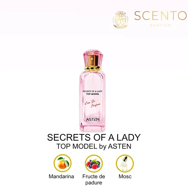 Apă de parfum Asten, Secrets of a lady top model, femei, 100ml - Original Dubai
