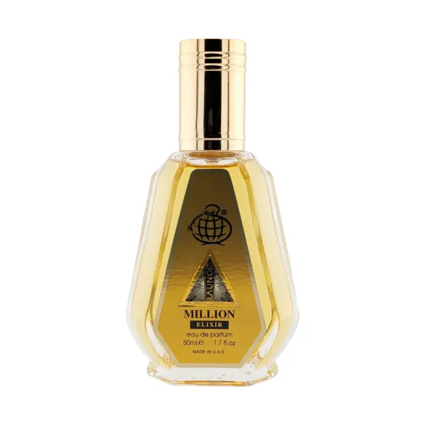 Apa de Parfum Fragrance World, La Uno Million Elixir, Barbati, 50 ml