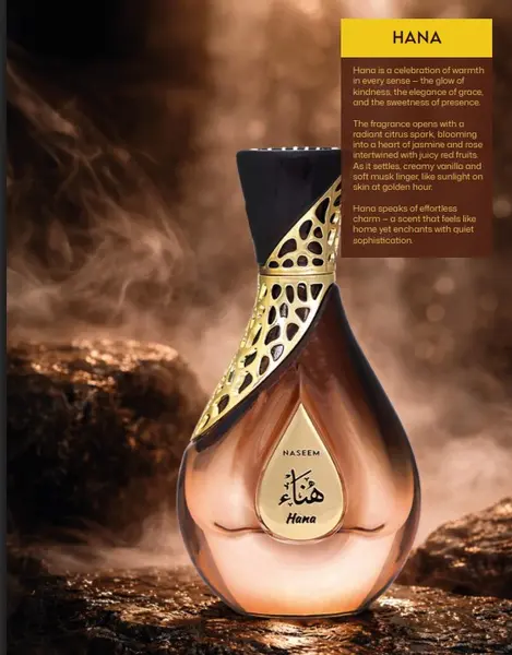 Apa de Parfum Hana by Naseem, Unisex, 55 ml