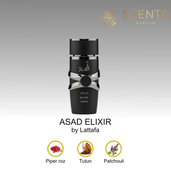 Apa de parfum Lattafa Asad Elixir, barbati, 100 ml - Original Dubai