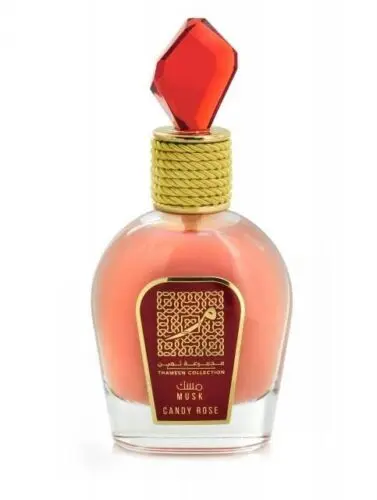 Apa de parfum Lattafa Candy Rose, Thameen, Femei, 100 ml - Original Dubai