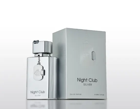Apa de Parfum Night Club Silver by Fragrance World, Barbati, 100 ml