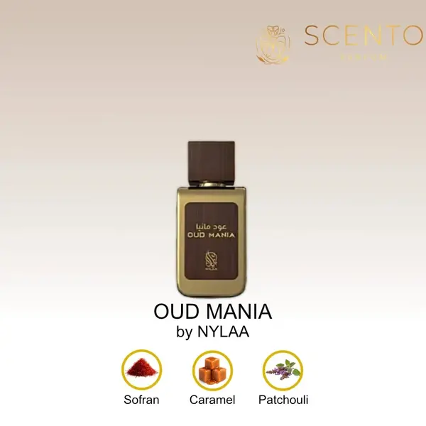 Apa de parfum Oud Mania by Nylaa, unisex - 100 ml