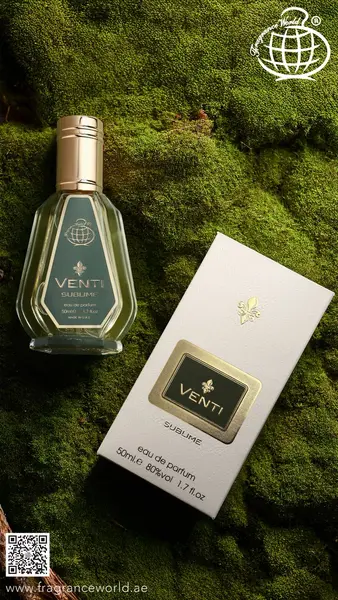 Apa de Parfum Venti Sublime by Fragrance World, Unisex, 50 ml