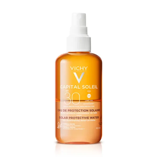 Apa de protectie solara SPF30 Capital Soleil, 200ml, Vichy