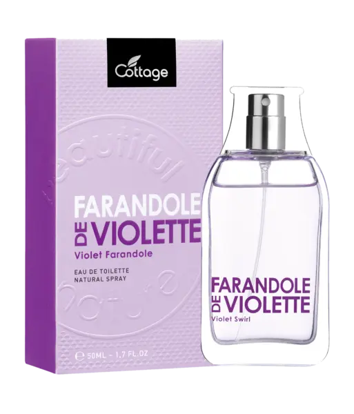 Apa de toaleta pentru femei Violet Swirl, 50ml, Cottage