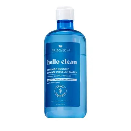 Apa micelara bifazica Ceramide Booster Hello Clean, 500ml, Bio Balance